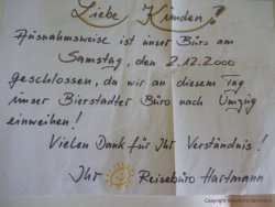 Reisebüro Hartmann Historie 22